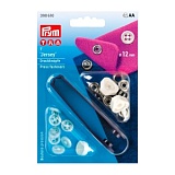 Кнопки "Джерси" с имитацией стежка, диаметр 12мм, Prym, 390610