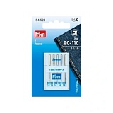 Иглы для швейных машин с плоской колбой 130/705 H-J, джинс № 90-110, сталь, Prym, 154520