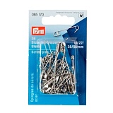 Булавки английские со спиралью, длина 19, 27, 38 и 50мм, сталь с защитой от коррозии, Prym, 085170