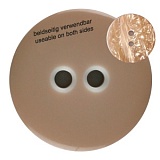 Пуговица двухсторонняя, размер 18мм, пластик, Dill, 312803/18-12