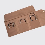 Органайзер "Clay" для спиц круговых 22*18*2см (в закрытом виде), бежевый, KnitPro, 12873