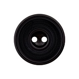 Пуговица с 2 отверстиями, размер 28мм, черный, Union Knopf by Prym, U0453510028008001-15