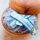 Этикетка тканая "Fur Konigskinder" 16*75мм, 100% полиэстер, Acufactum Ute Menze, 35236