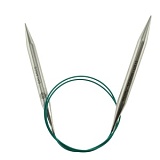 Спицы круговые "Mindful" 10мм/80см, нержавеющая сталь, серебристый, KnitPro, 36108