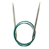 Спицы круговые "Mindful" 6мм/120см, нержавеющая сталь, серебристый, KnitPro, 36143