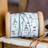 Купить недорого   Тесьма декоративная "Эльфы и ягоды", ширина 16мм, Acufactum Ute Menze,  в интернет магазине Фэмили хоби