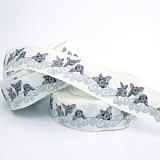 Купить недорого   Тесьма декоративная "Орнамент с розами", ширина 30мм, Acufactum Ute Menze,  в интернет магазине Фэмили хоби