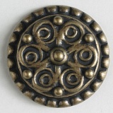 Пуговица, размер 15мм, металл, Dill, 261079/15-20