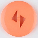 Пуговица, размер 13мм, пластик, Dill, 215736/13-12