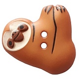 Пуговица, размер 25мм, пластик, Dill, 341299/25-12