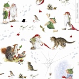 Ткань "Зимой с Гиесбертом", ширина 150см, Acufactum Ute Menze, 3523-580