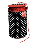 Футляр для пряжи "Polka dots" диаметр 14,5см, высота 21,5см, Prym, 610677
