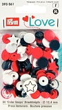 Серия "Prym Love" - Кнопки "Color Snaps", звезда 12,4мм, Prym, 393061