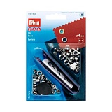 Блочки для ремня, внутренний диаметр 4мм, латунь, серебристый, 50шт в упаковке, Prym, 542400