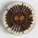 Пуговица, размер 25мм, дерево, Dill, 490037/25-6