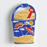 Пуговица, размер 28мм, пластик, Dill, 360434/28-24