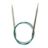 Спицы круговые "Mindful" 6,5мм/100см, нержавеющая сталь, серебристый, KnitPro, 36124