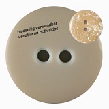 Пуговица двухсторонняя, размер 18мм, пластик, Dill, 312802/18-12