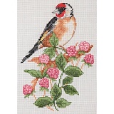 Купить недорого   Набор для вышивания Anchor "Goldfinch & Berries" 16*23см, MEZ Венгрия, AK141  в интернет магазине Фэмили хобби
