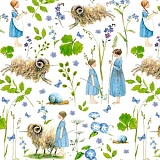 Ткань "Овца-единорог", ширина 145см, Acufactum Ute Menze, 3523-560