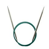 Спицы круговые "Mindful" 5мм/100см, нержавеющая сталь, серебристый, KnitPro, 36121