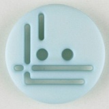 Пуговица, размер 14мм, пластик, Dill, 215708/14-20