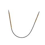 Спицы круговые укороченные асимметричные "Zing" 2,25мм/25см, длина спицы 7см и 4,5см, KnitPro, 47051