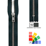 Застежка-молния YKK, неразъемная, рейка 6мм (ширина ленты 3см), длина 12см, металл, Kleiber, 698-28