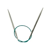 Спицы круговые укороченные "Mindful" 3,25мм/25см, нержавеющая сталь, серебристый, KnitPro, 36043