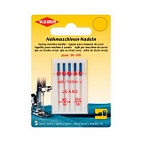 Набор игл для швейной машинки ORGAN, джинс, размер 90-100, сталь, 5шт в наборе, Kleiber, 699-94