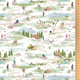 Ткань "Горный мир", ширина 145см, 100% хлопок, Acufactum, 3523-948