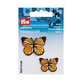 Набор термоаппликаций "Бабочки" 25*35мм, 20*26мм, 100% полиэстер, Prym, 926696