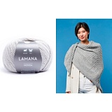 Merida /Мерида/ пряжа Lamana (50% шерсть мериноса сверхлегкая, 25% шелк, 25% полиамид), 10*50г/200м