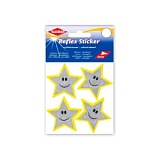 Аппликации, самоклеящиеся, светоотражающие "Звездочка" 4,9*5,1см, ПВХ, Kleiber, 611-84
