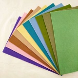 Купить недорого   Набор войлока 20*30см, 100% шерсть, 10 цветов, Richard Wernekinck Wolgroothander, 560221-Н05