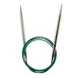 Спицы круговые "Mindful" 7мм/120см, нержавеющая сталь, серебристый, KnitPro, 36145