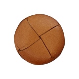 Пуговица на ножке, размер 23мм, коричневый, Union Knopf by Prym, U0039551023002001-20