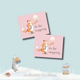 Заплатка "Lesefuchs" /Читающая лиса/ 40*50мм, 100% полиэстер, Acufactum Ute Menze, 35375