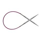 Спицы круговые укороченные "Nova" 3,75мм/25см, латунь с гальваническим покрытием, KnitPro, 10978