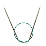 Спицы круговые укороченные "Mindful" 3,5мм/40см, нержавеющая сталь, серебристый, KnitPro, 36057