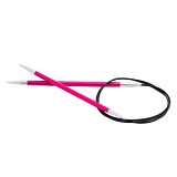 Спицы круговые "Zing" 5мм/80см, KnitPro, 47131