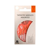 Набор игл для шитья пряжей, круглый наконечник, размер: № 16, № 17, № 18, № 20, № 23,Tulip, AC-043e