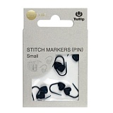 Маркер для вязания "amicolle", сердце, размер 17*9мм, пластик, темно-синий, Tulip, AC-083e