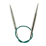 Спицы круговые укороченные "Mindful" 4,5мм/25см, нержавеющая сталь, серебристый, KnitPro, 36047