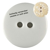 Пуговица двухсторонняя, размер 18мм, пластик, Dill, 311019/18-12