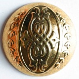 Пуговица, размер 23мм, металл, Dill, 340432/23-20