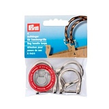 Крепления для ручек сумки, серебро 615130