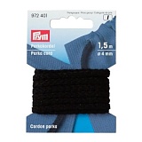 Купить недорого   Шнур для парки, диаметр 4мм, 100% полиакрил, черный, 1,5м в упаковке, Prym, 972401  в интернет магазине Фэмили хоби