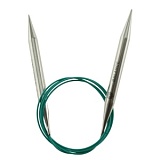 Спицы круговые "Mindful" 10мм/120см, нержавеющая сталь, серебристый, KnitPro, 36148