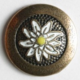 Пуговица, размер 23мм, металл, Dill, 370034/23-20